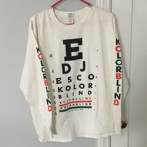Dj Esco- Kolorblind Music Fan Long Sleeve T -Shirt - HOLIDAY SALE